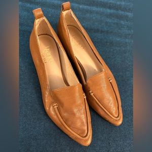 Franco Sarto cognac loafers